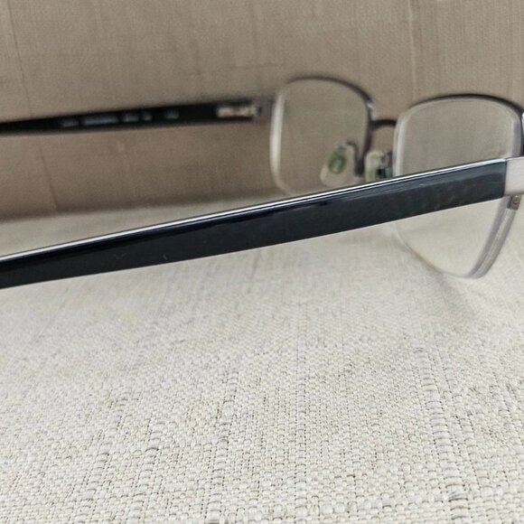 Joseph Abboud Men Eyeglasses Frame Gunmetal Half Rim Glasses 55[[18145 Eyewear - Picture 5 of 12